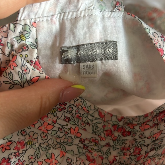 Sergent Major Girls Floral Summer Dress - Small 110 cm - Picture 4 of 6
